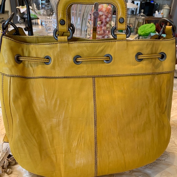 Francesco Bissau mustard yellow bag - Picture 4 of 8